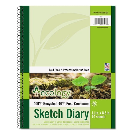 Pacon Ecology Sketch Diary, White 4798